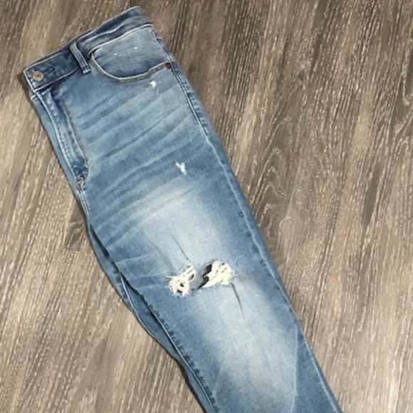 Abercombie & Fitch Denim - High-waisted Ankle Skinny Jeans
